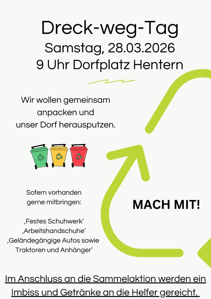 Dreck-weg-Tag 2026