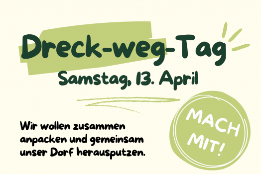 Dreck-weg-Tag Poster